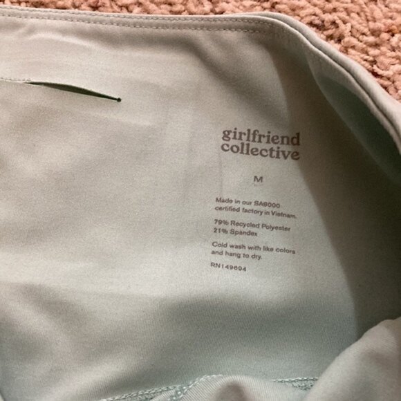 Girlfriend Collective High-Rise Legging in aqua - Picture 2 of 3